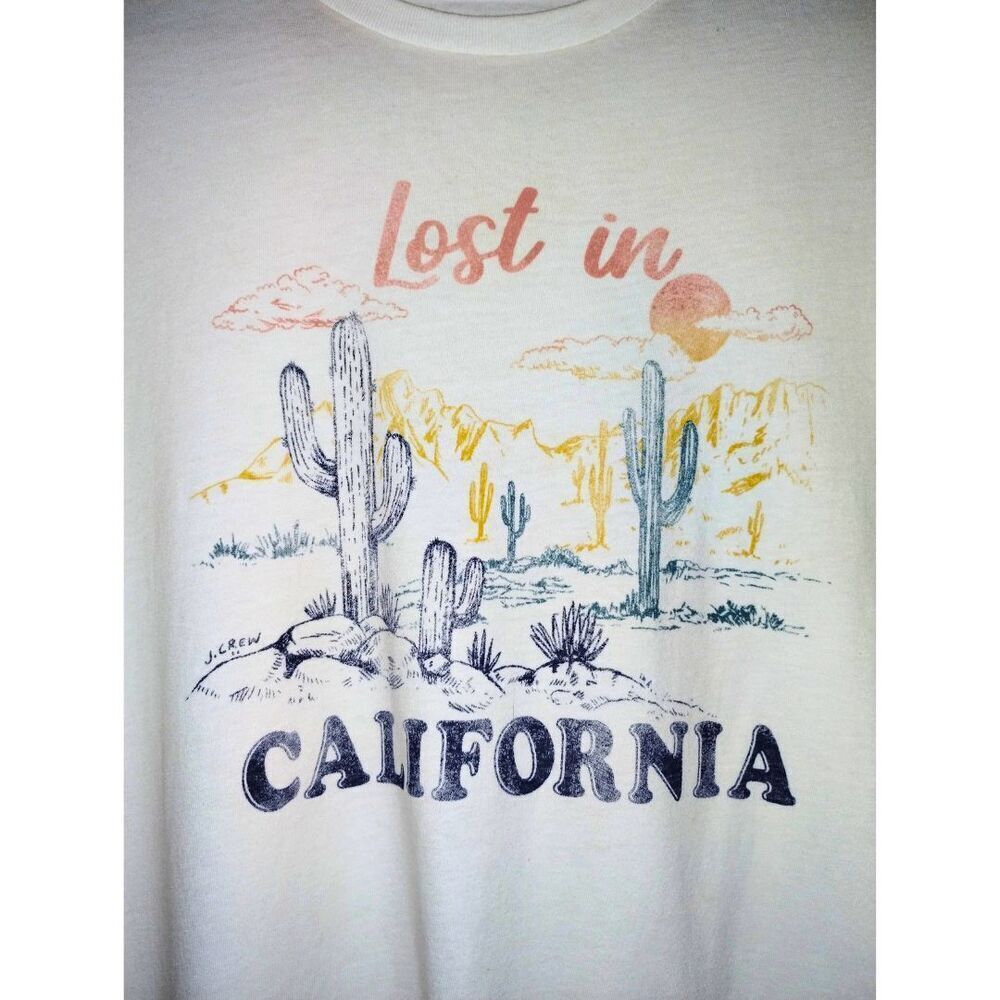 Men's J.Crew Lost in California T-Shirt (Size Lg) - Picture 2 of 3